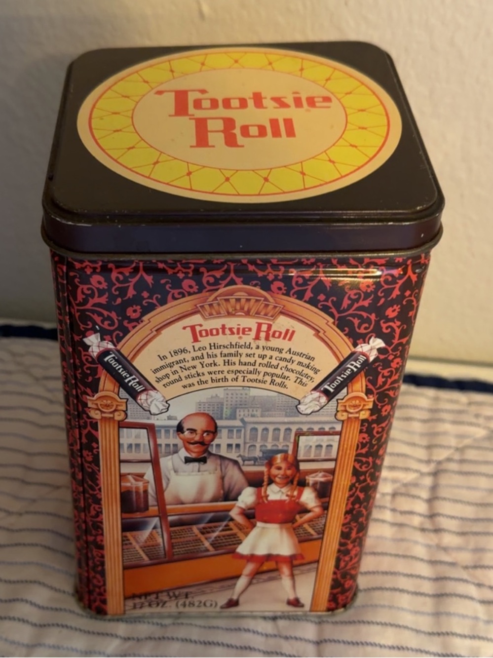Vintage Tootsie Roll Decorative Tin -